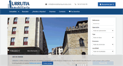 Desktop Screenshot of inmobiliariaurrutia.com