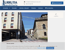 Tablet Screenshot of inmobiliariaurrutia.com